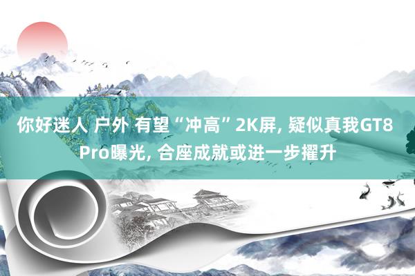 你好迷人 户外 有望“冲高”2K屏， 疑似真我GT8 Pro曝光， 合座成就或进一步擢升